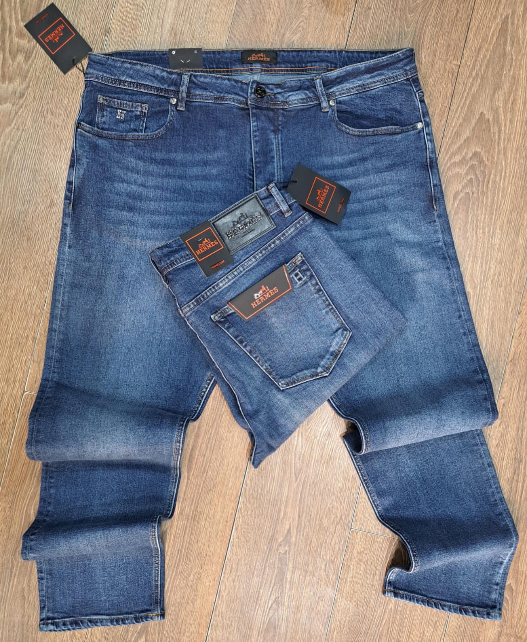 JEANS HERMIS BLEU GRAND TAILLE Réf:HR914